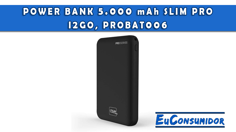 Power Bank 5.000 Mah Slim Pro, I2Go, Probat006